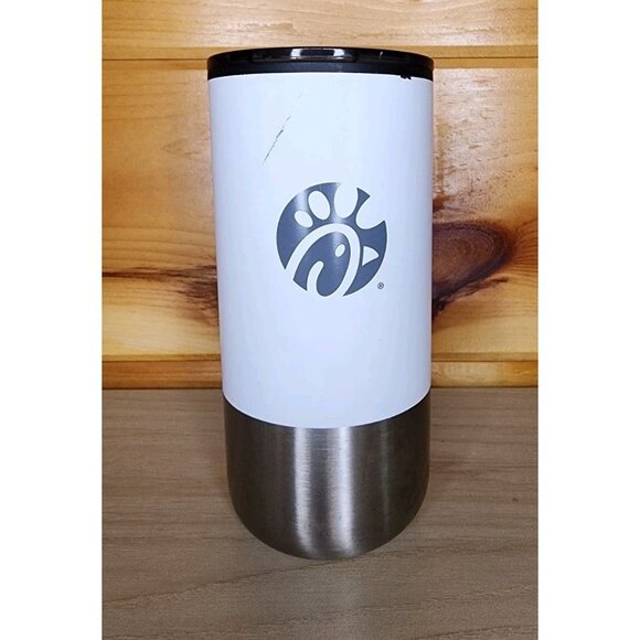 Chick Fil A Vacuum Insulated Tumbler Travel Mug Cup Stainless Steel w Lid 20oz - Picture 1 of 10